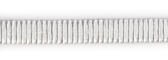 Art. MES OA060 - Mignon elasticizzato sintetico coagulato oro/arg. m/m 6