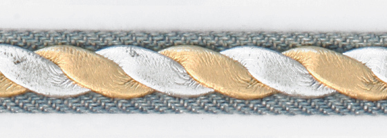 Art. MBATGM13T8 - Mignon binario gins accoppiato treccia m/m 13