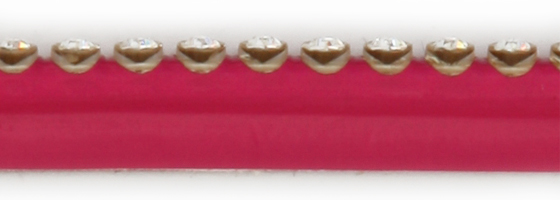 Art. PBSS CG210 - Profilo sint. coagulato bucato strass m/m 21